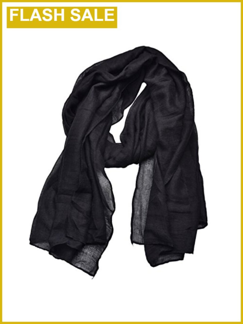Lightweight Polyester Cotton Shawl Wrap Soft Fashion Scarf